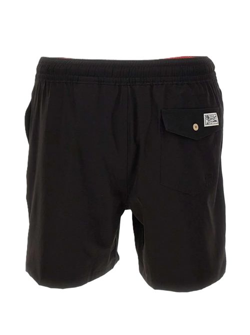 Polo Ralph LaurenCostume da bagno Traveller con logo Polo Ralph Lauren | 710-907255-002STRTCH POLO BLACK